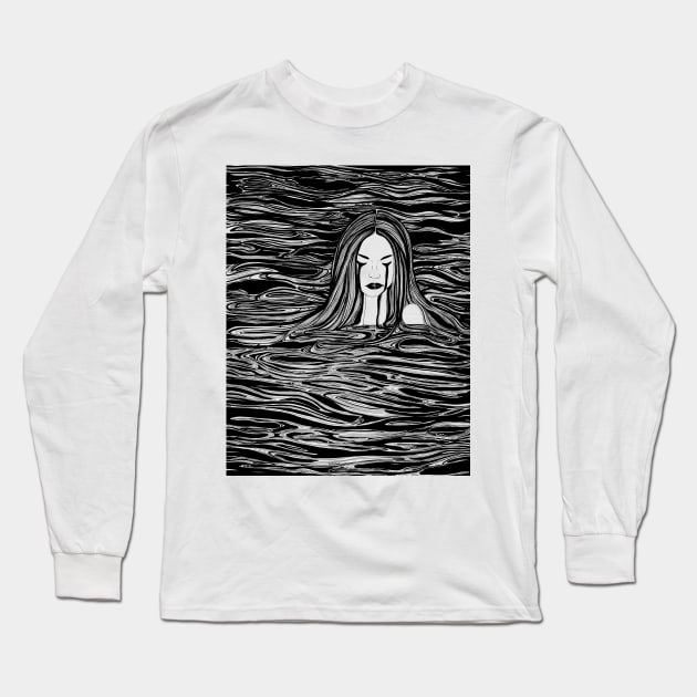 Sea Nymph Long Sleeve T-Shirt by ECMazur